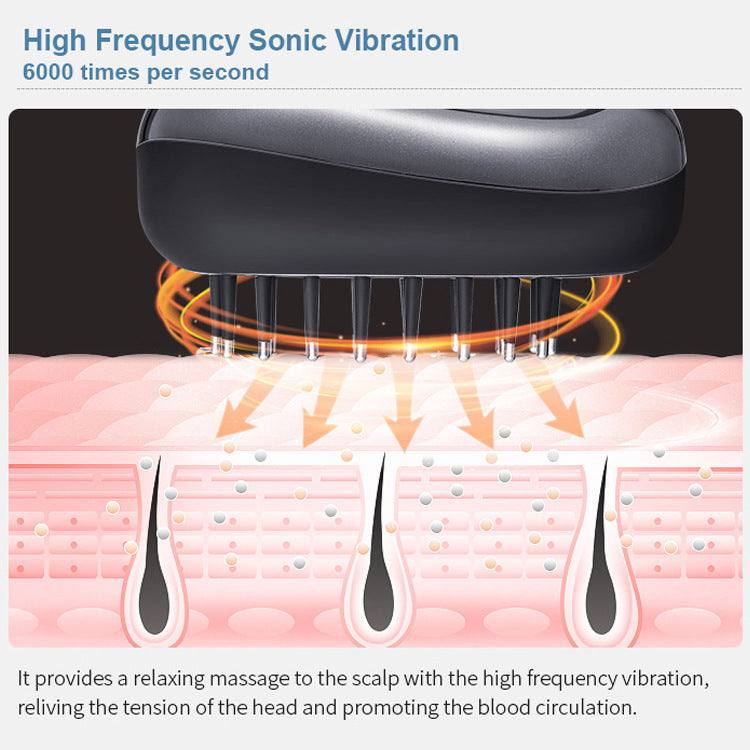 Hair Care Red Light Vibration Scalp Care Device                      .
