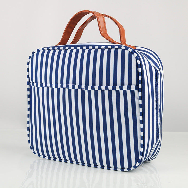 Ladies New Striped Wash Handbag