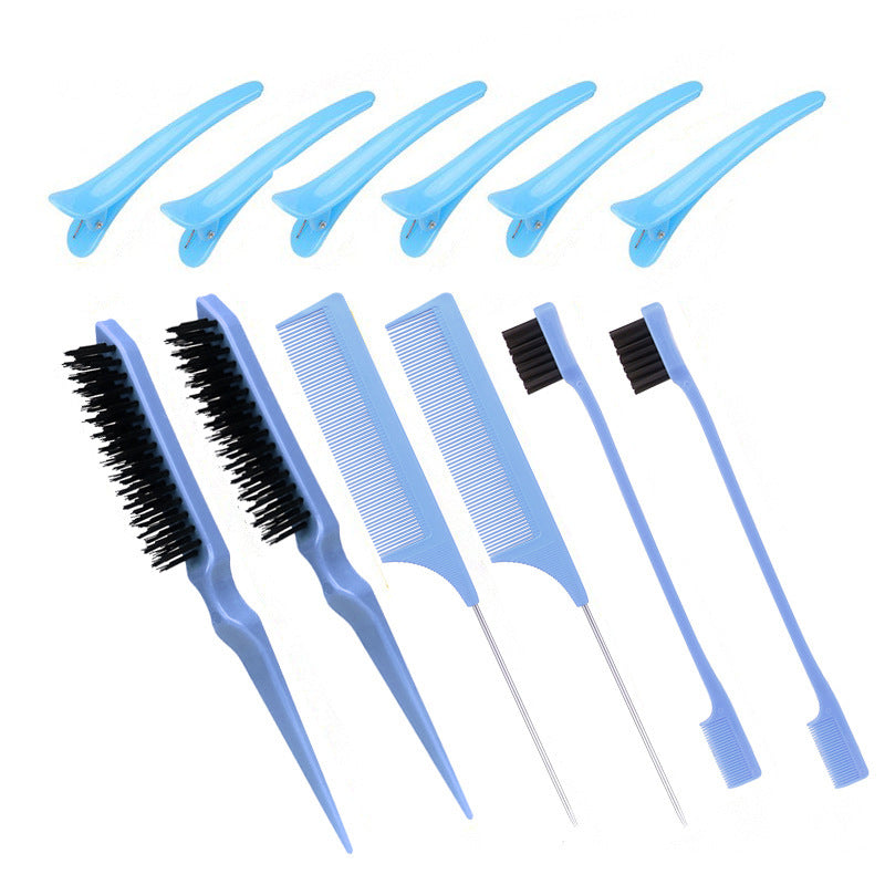 Dyeing Comb Multi-Effect Edge Control Eyebrow Brush Hair Fixing Mouse Tail Clamp