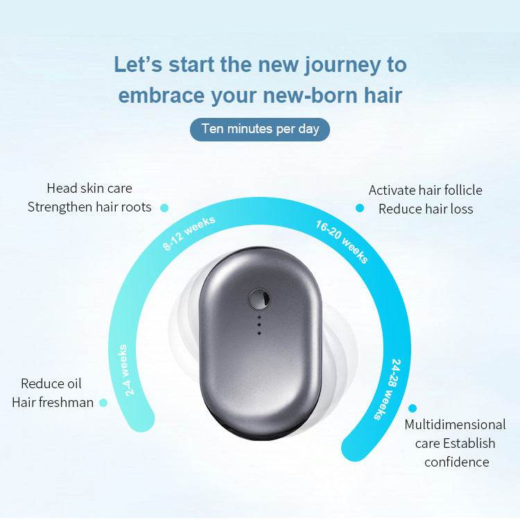 Hair Care Red Light Vibration Scalp Care Device                      .