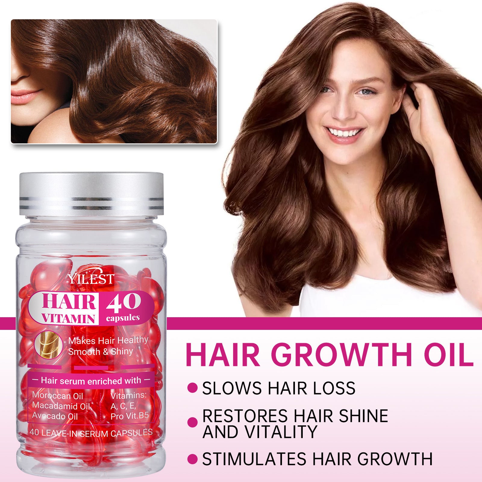 Hair Care Capsule Vitamin Hair Moisturizing